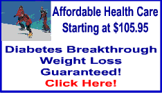 Affordable health care - no exclusions for pre-existing conditions with Covenant Benefits Group, and Diabetes Breakthrough product by Sportron International, your online order website